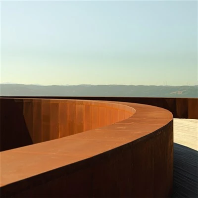 Garður Corten Stál Skúlptúr Corten Stál